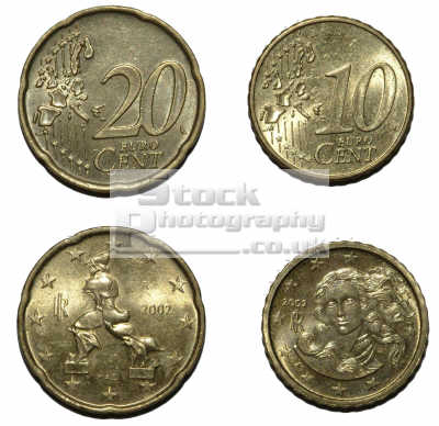 Euro+10+cent+coin