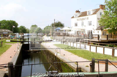 Boating  on Boat Navigation Derbyshire England English Great Britain United